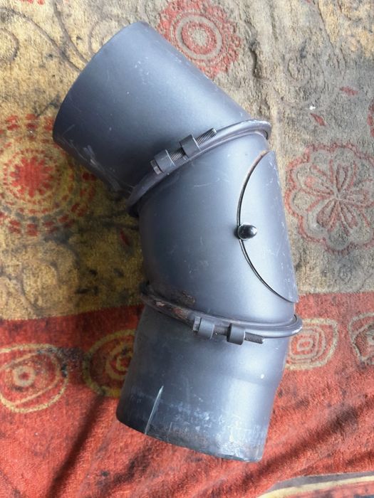 Kolano do komina nastawne z rewizja