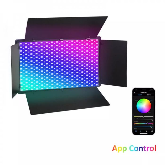 Лампа відеосвітло LED Pro 800 RGB АКБ 4400mAh 2шт,ЗП,сумка,ЗУ 220В