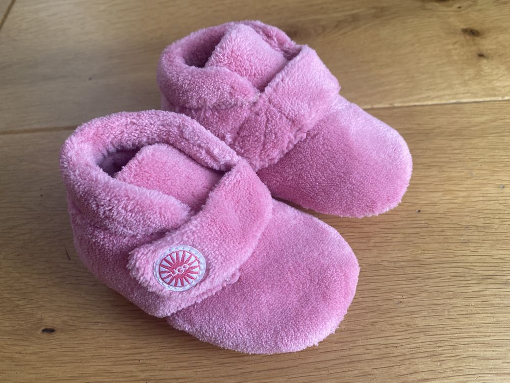 UGG BIXBEE urocze kapcie bambosze pantofle różowe r. 20.5