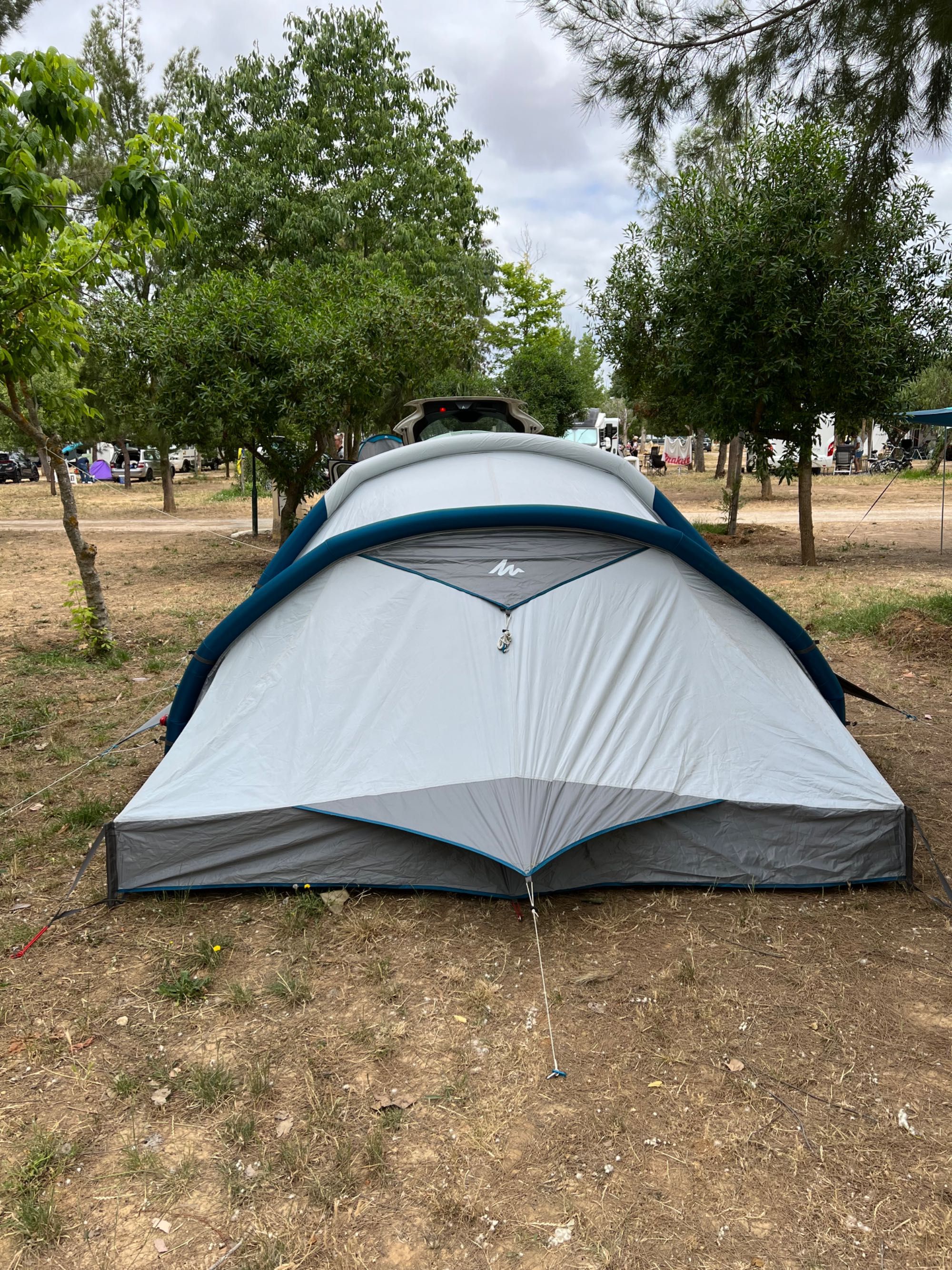 Tenda para 4 fresh black air seconds quechua