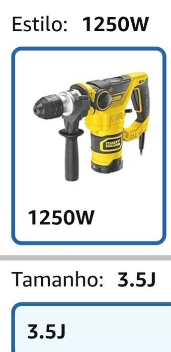 Martelo elétrico Stanley