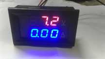Вольтметр - амперметр Feiyang DC 0-100V 10A с дисплеем 0.28"