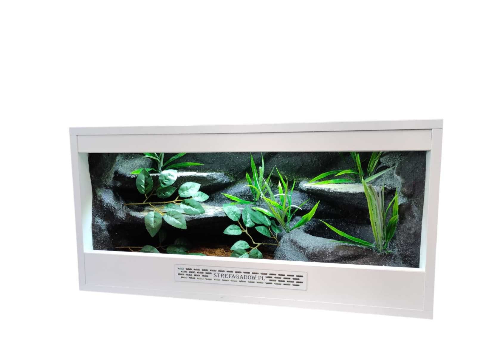 Terrarium tropikalne nr766 80/40/40 dla węża boa pyton  DOSTĘPNE