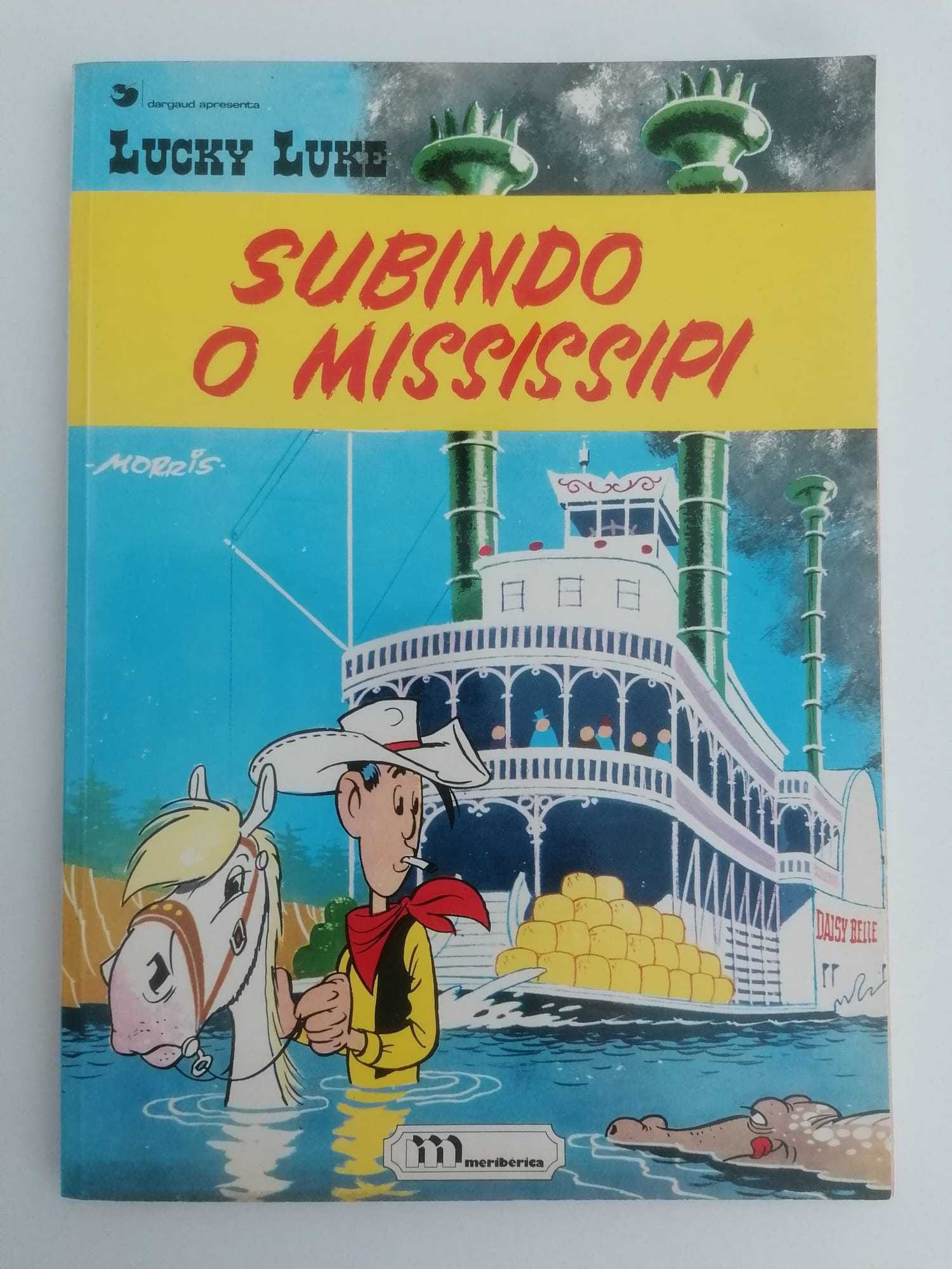 Vendo Livro "Lucky Luke - Subindo o Mississipi"