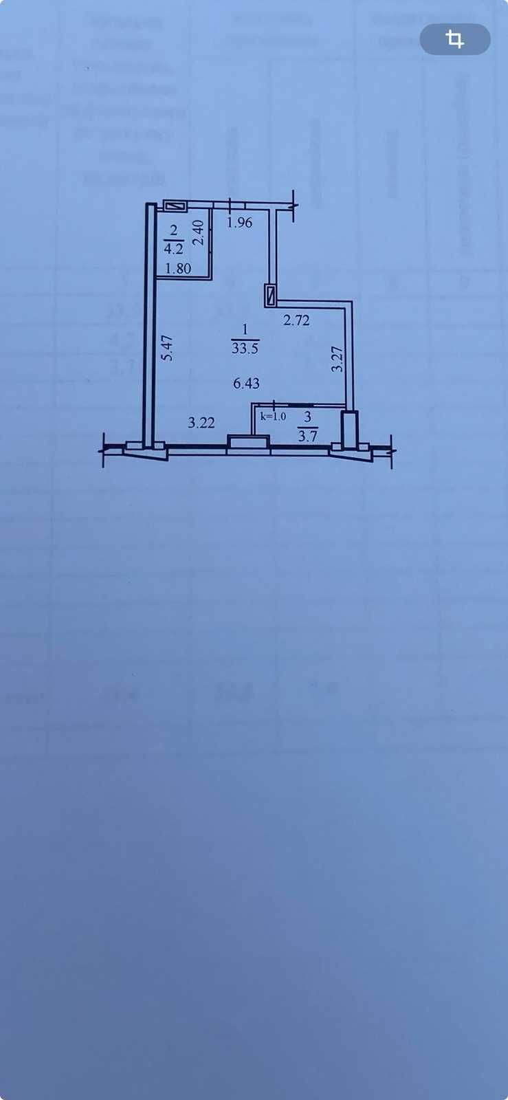 Продам 1к квартиру, ЖК MARSHALL, ж/м Перемога-5, Набережна
