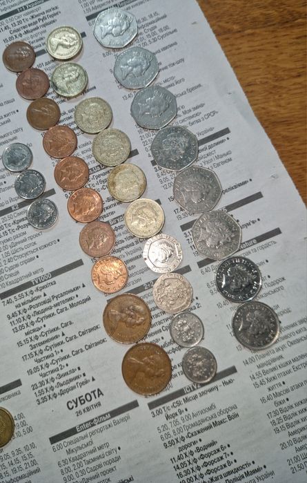Продам набір монет з особистої колекції. Ціна договірна.