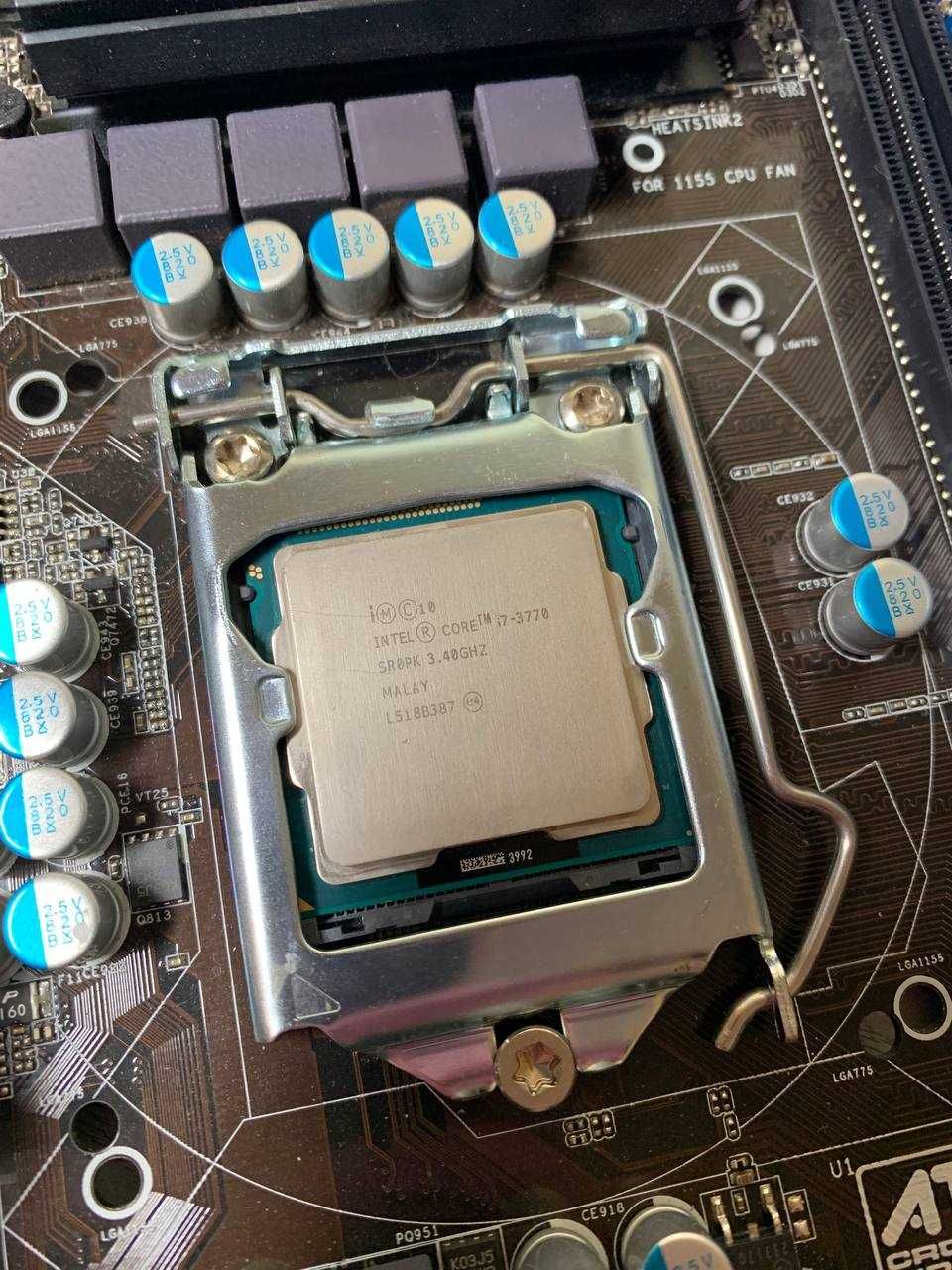 Игровой комплект Intel Core i7 3770 + Asrock B75 Pro3 + 8GB озу