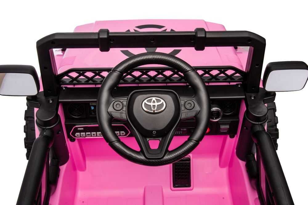 Toyota na akumulator dżip JEEP samochód Autko FJ 4x4 skóra EVA RÓŻOWY