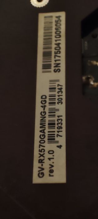 Відеокарта Gigabyte Radeon RX 570 Gaming 4GB, модель GV-RX570GAMING-4G