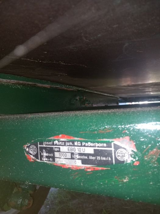 Przyczepka 750dmc 2 osie