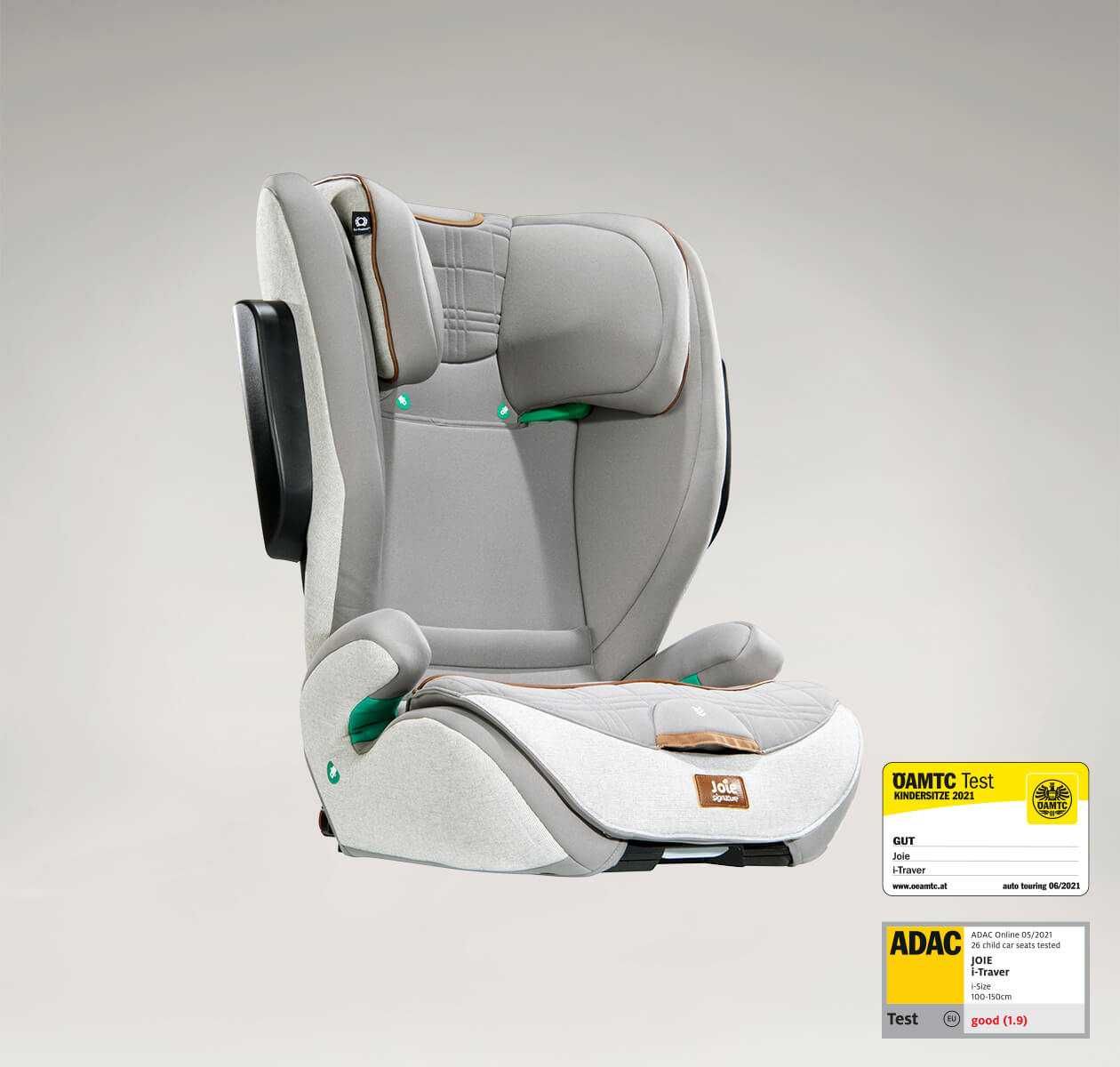 BEZPIECZNY Fotelik Samochodowy Joie i-Traver ISOFIX 15-36kg do150 ADAC