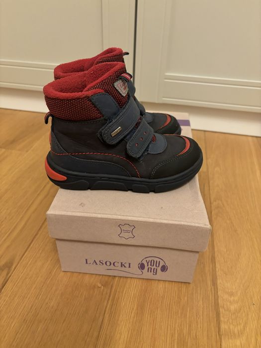 Kozaki/ trzewiki Lasocki skórzane rozmiar 25