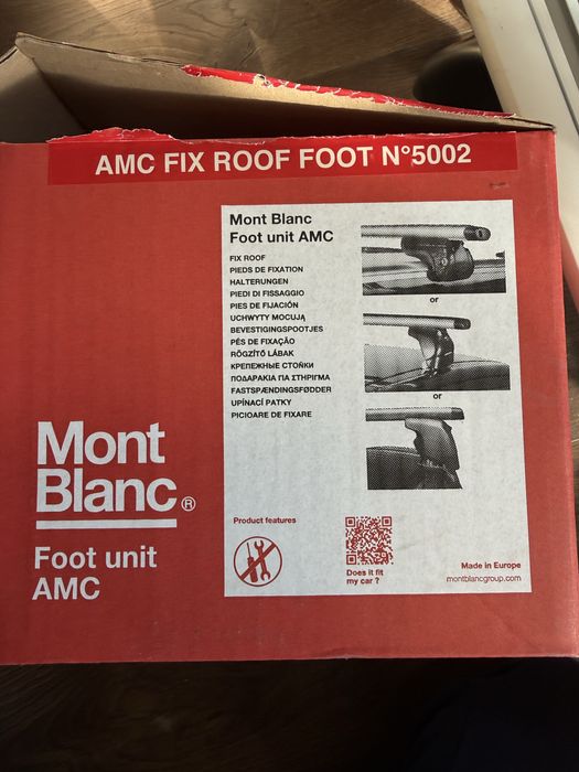 Belki dachowe bagażnik MontBlanc 5002 Audi A4 , BMW VW