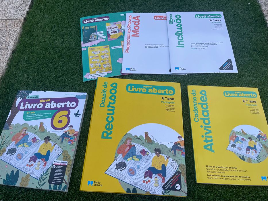 Novo livro aberto 6.º ano