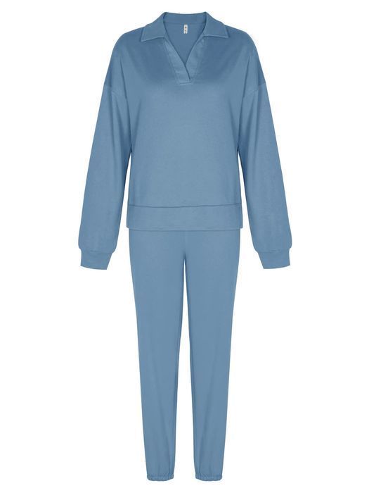 Dres damski komplet XL niebieski