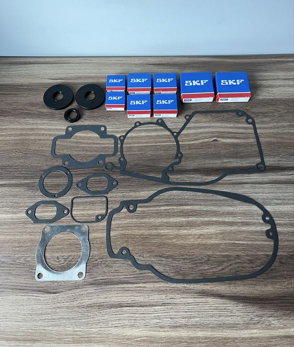 NOWY KOMPLET łożyska SKF uszczelniacze uszczelki MZ ETZ 250 MZ ETZ 251