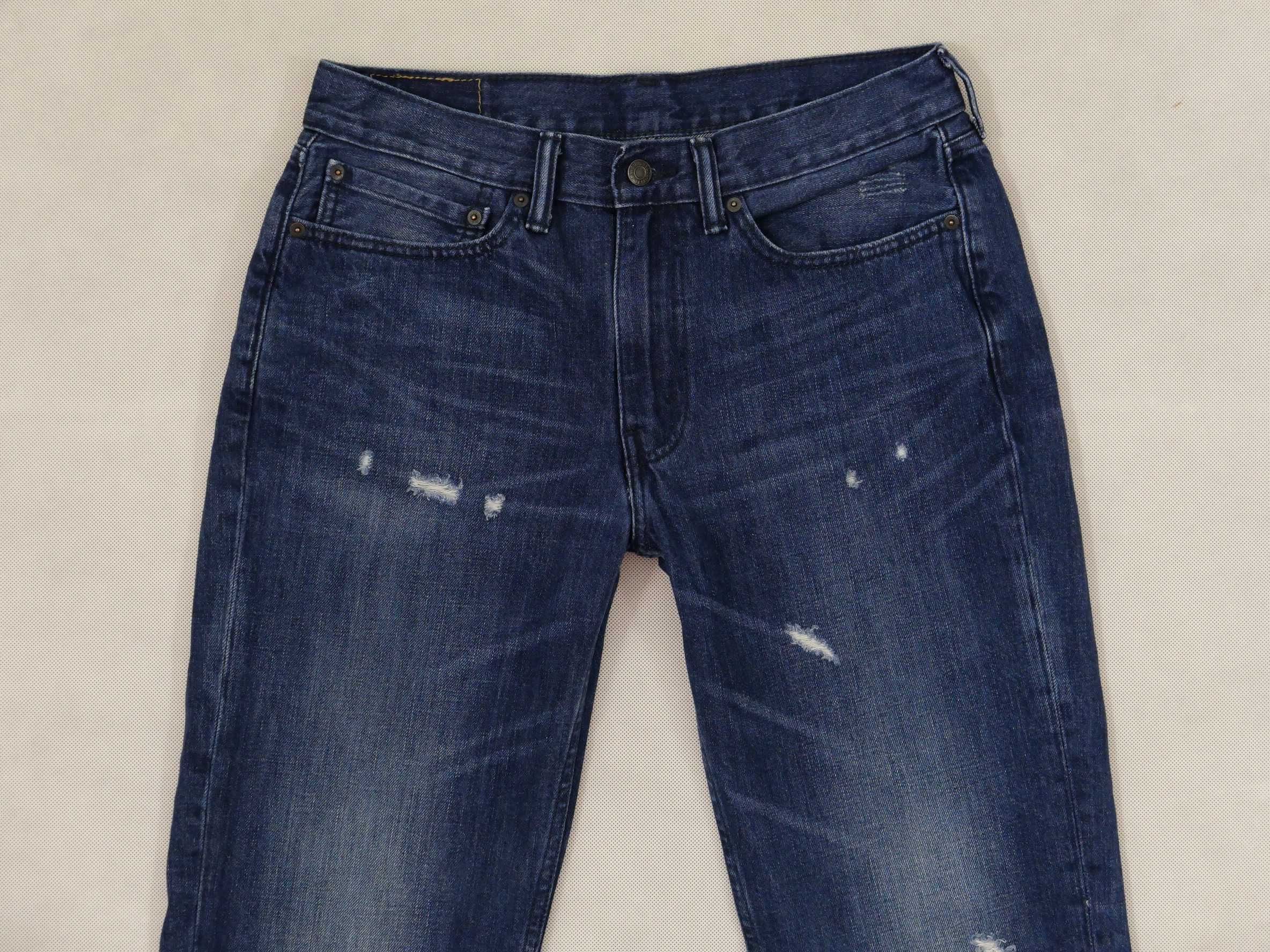 Levis 514 spodnie jeansowe jeansy granatowe W34 L34