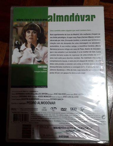 DVD "Mulheres à Beira de um Ataque de Nervos"