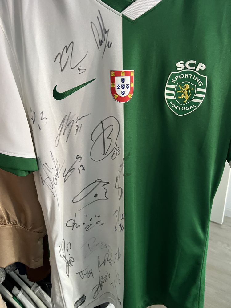 Camisola do sporting 2019 autografada