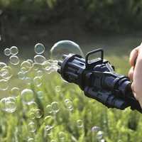 Детский пулеметик с мыльными пузырями Gatling Миниган WJ 950