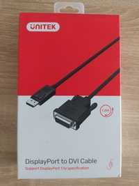 Przewód Unitek DisplayPort- DVI