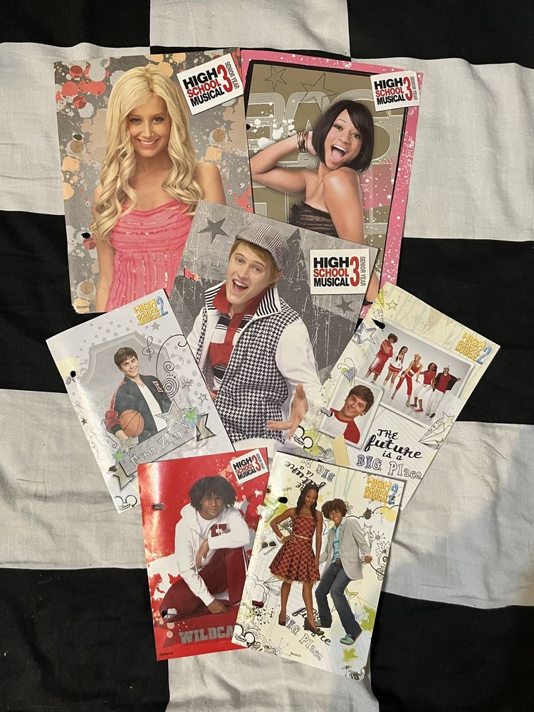 Karteczki kolekcjonerskie do segregatora high school musical disney