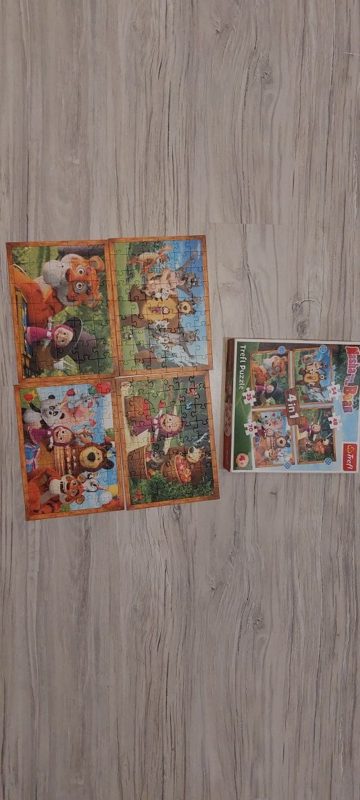 Mega okazja puzzle dla dziewczynki 3+4+5+