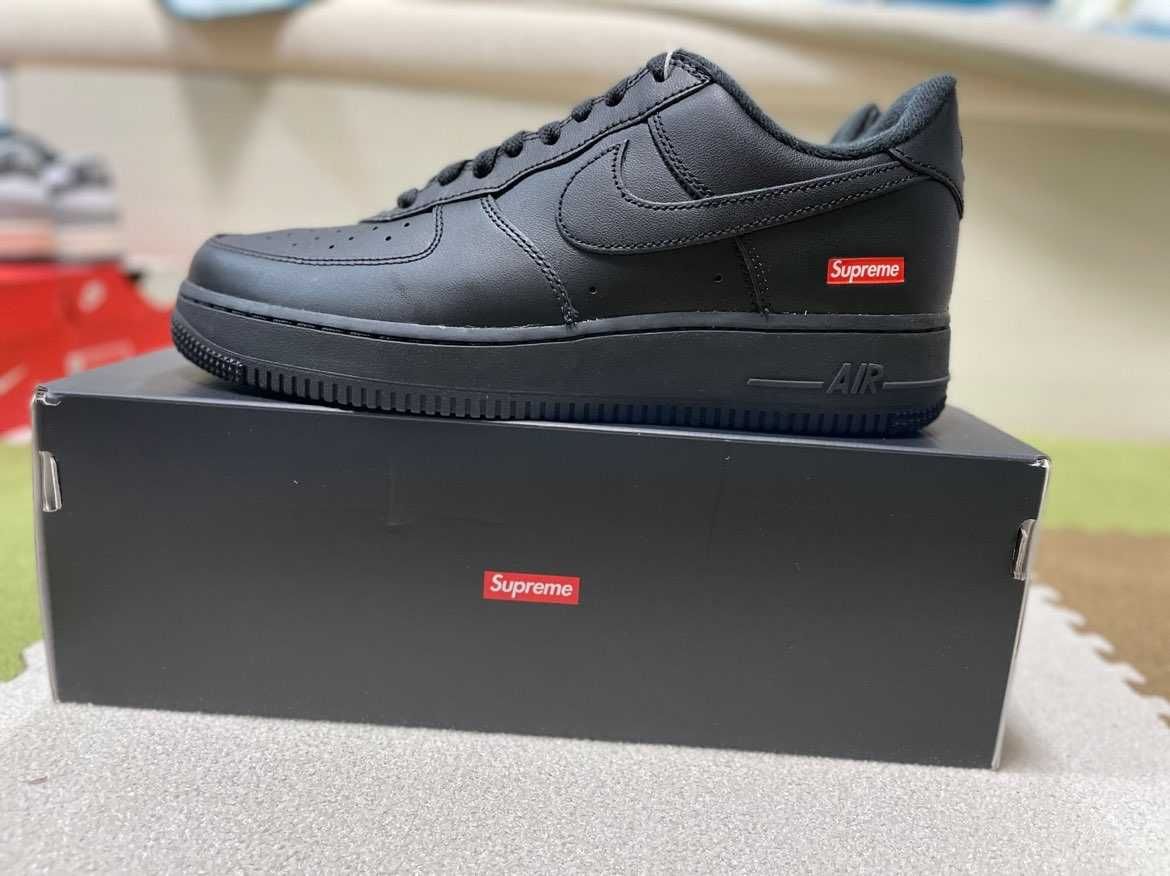 *NoweNikeAirForce1Supreme*Black.42