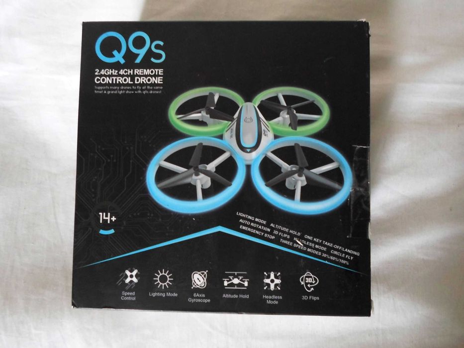 Квадрокоптер Q9s  14+ Радіокерований дрон з утриманням висоти