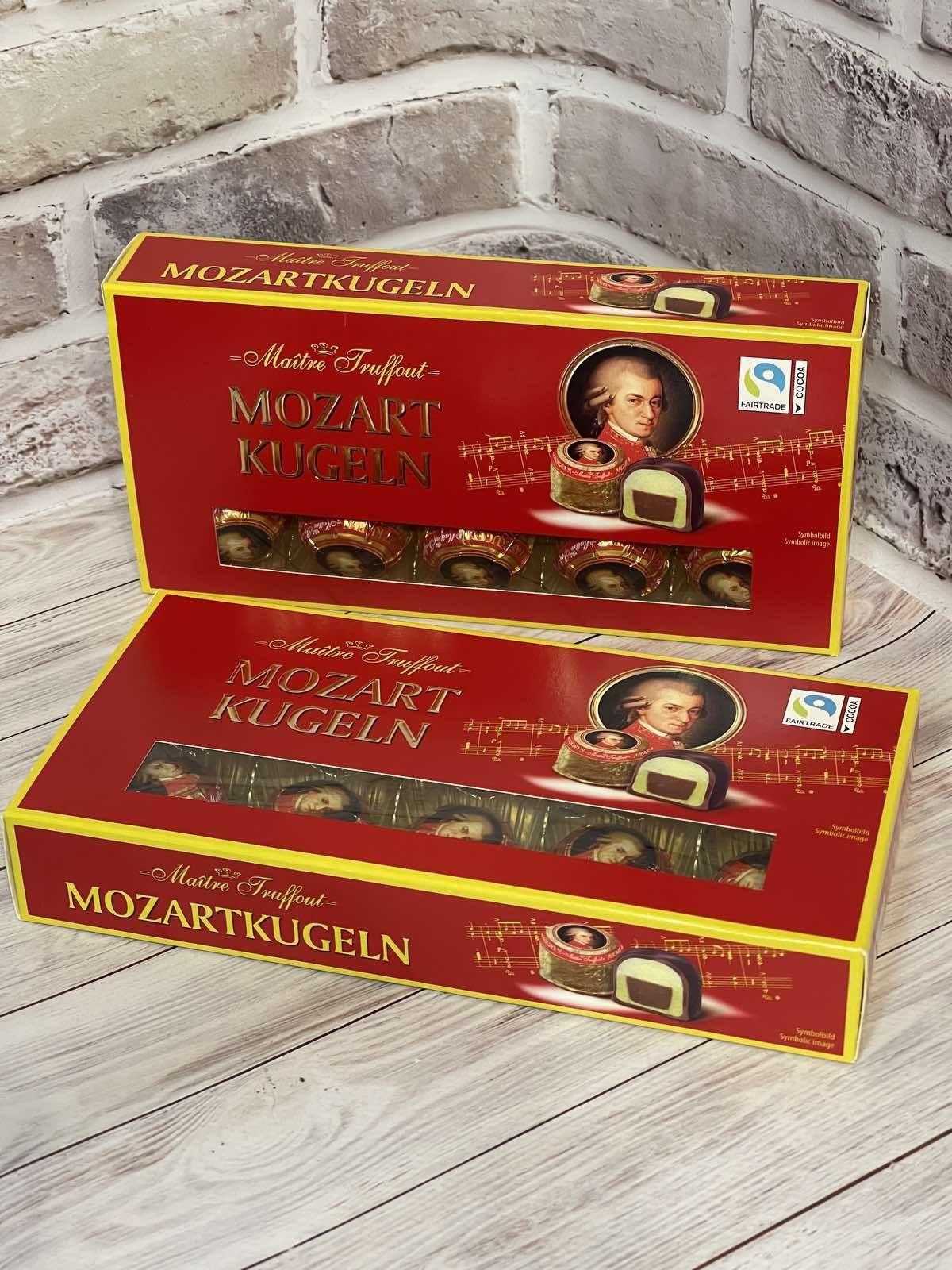 Моцарт. Mozart. Цукерки марципан в шоколаді 200 грам