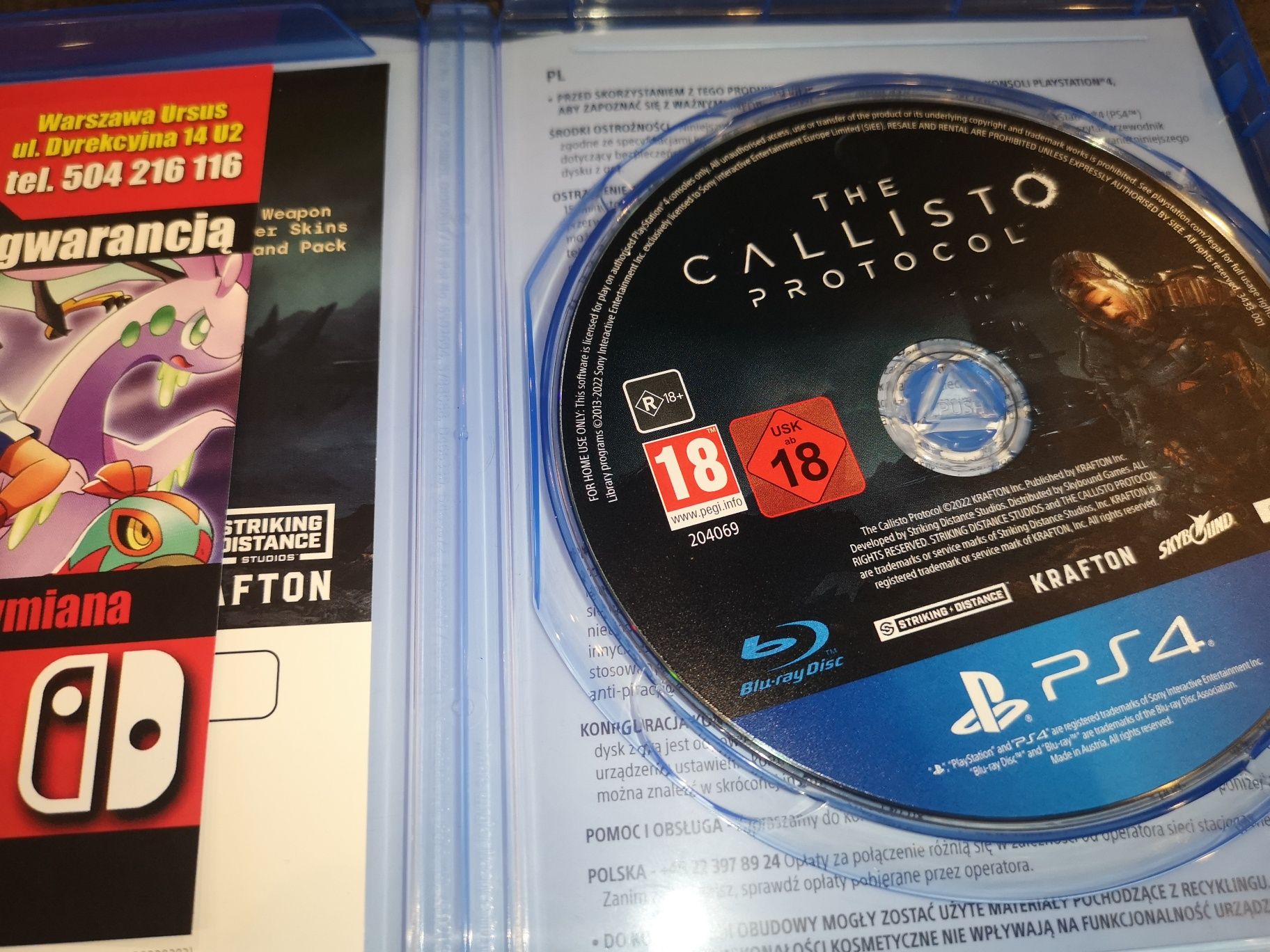 Callisto Protocol PS4 gra PL (bez rys) kioskzgrami Ursus