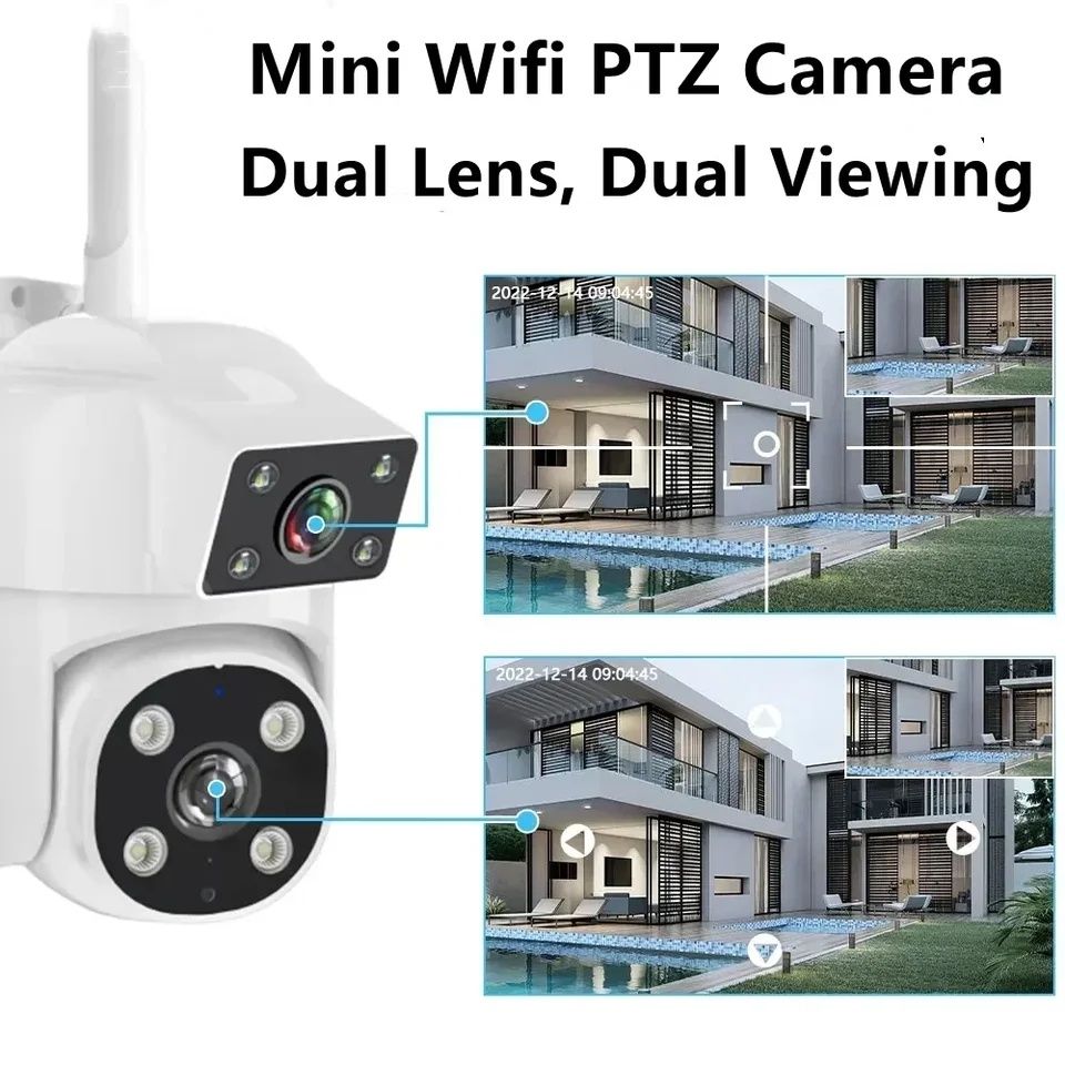 Камера відеоспостереження wi fi на дві камери