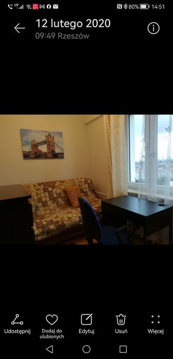 Pokój w Rzeszowie do wynajęcia