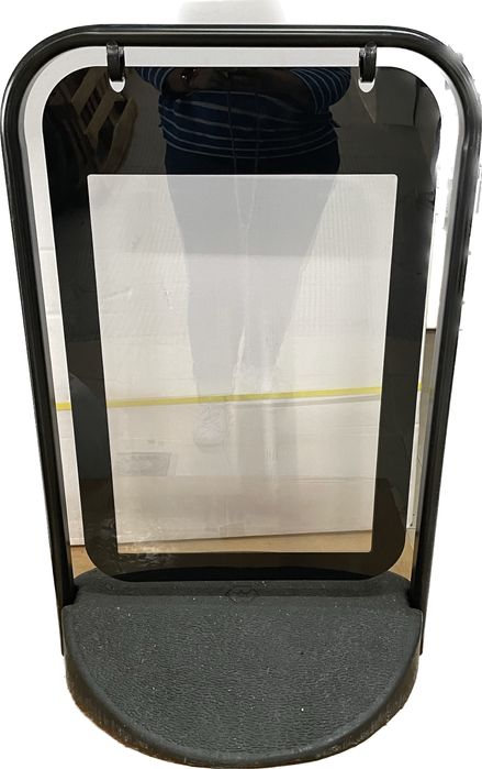 Porta cartazes de exterior