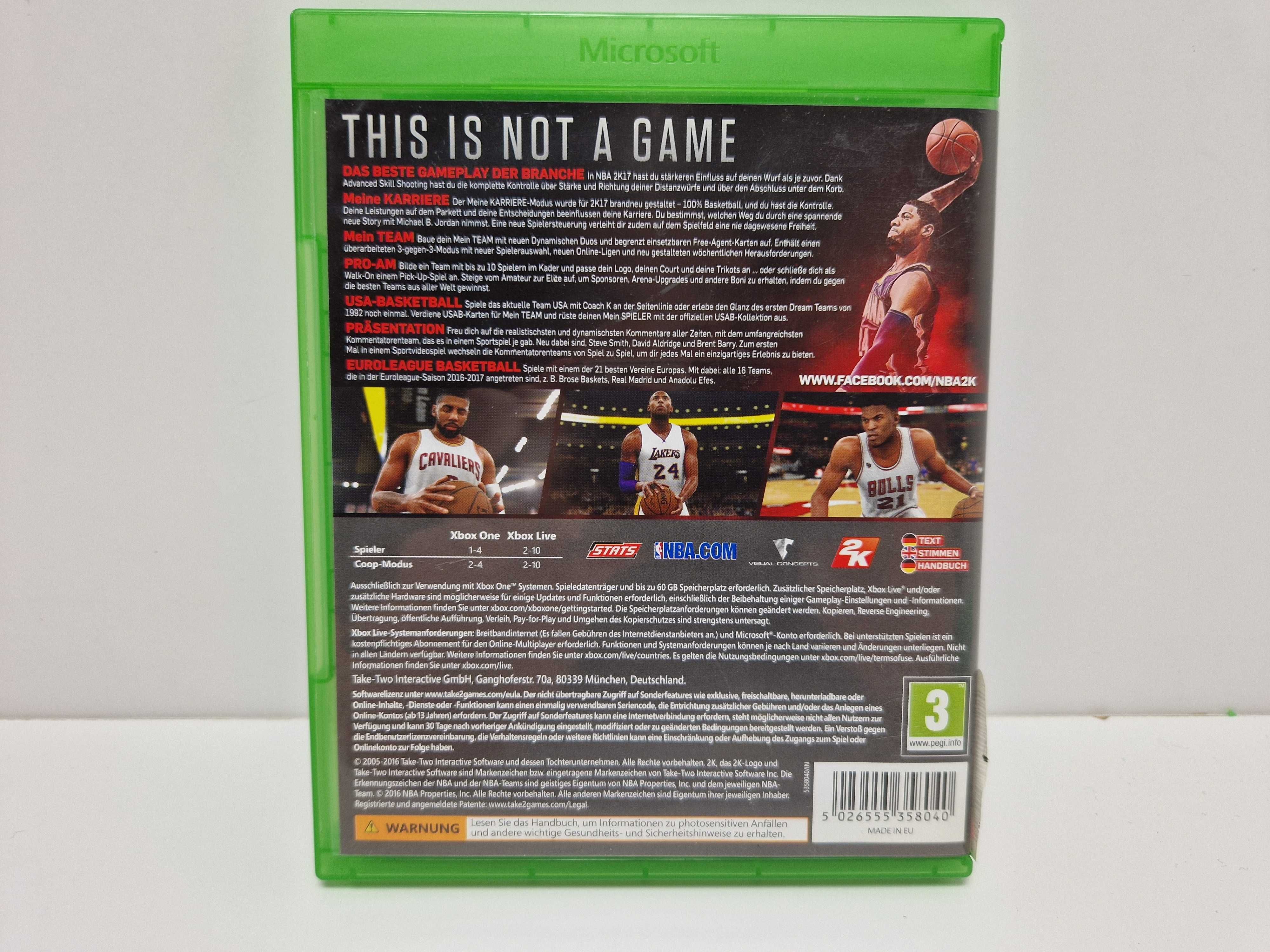 Gra NBA 2K17 Xbox One