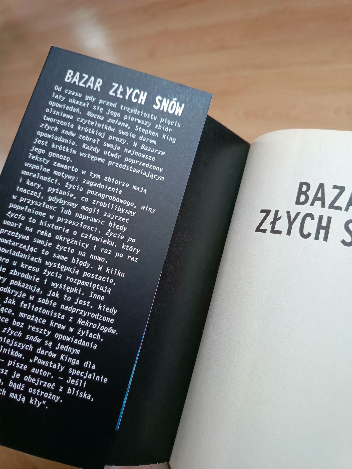 Książka Stephen King Bazar Złych snów