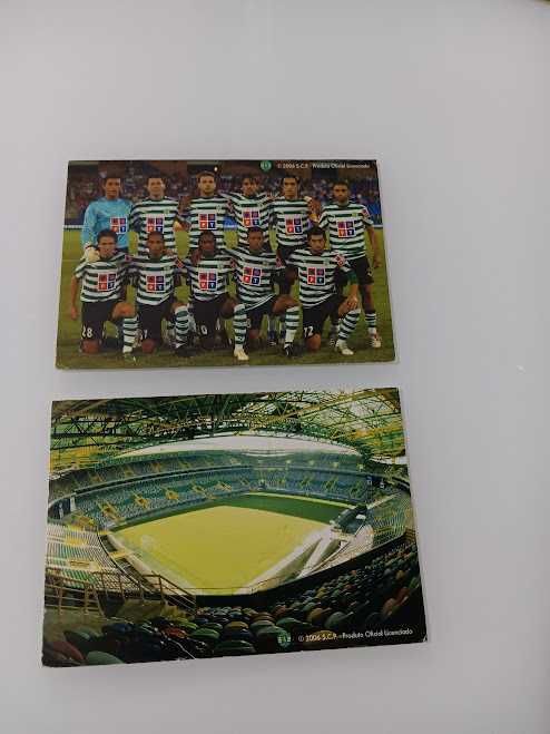 27 postais de jogadores do Sporting de 2006