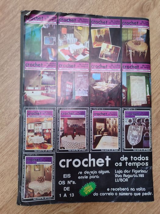 Vendo revista "Crochet de todos os tempos" e Arte e decoração