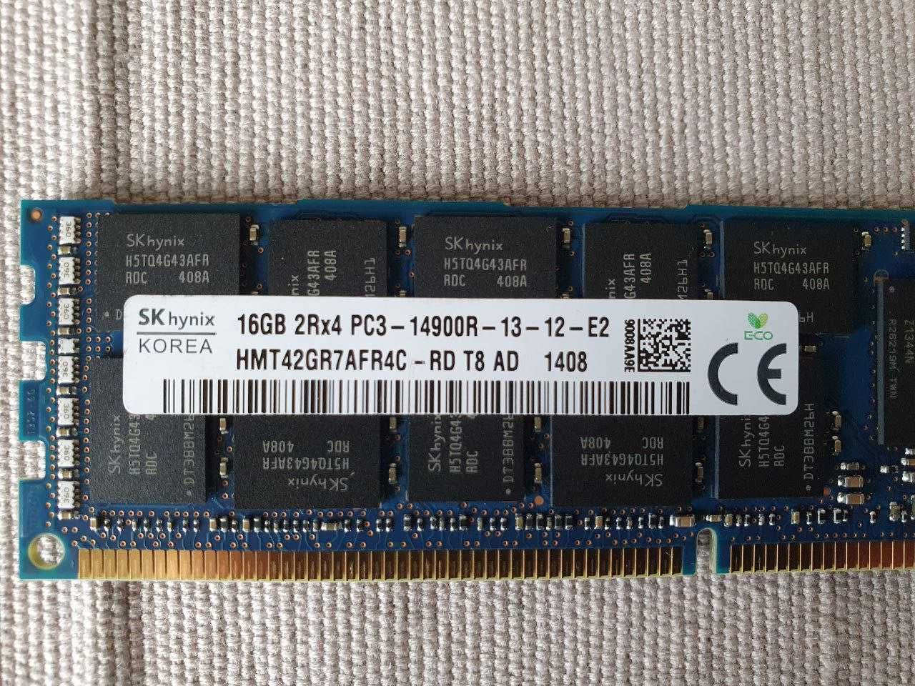 SK hynix 16gb 2rx4 pc3-14900r Reg DDR3 пам'ять cерверна