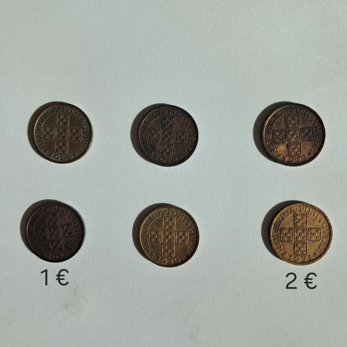 Moedas de 20 centavos