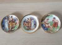 Conjunto três pratos porcelana Coimbra S.P.