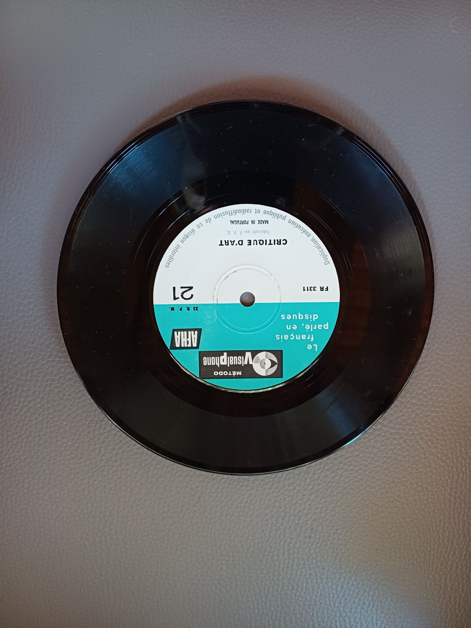 Discos em vinil, música francesa