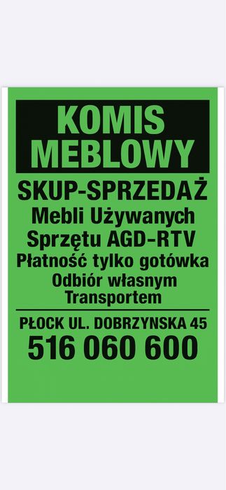 Komis Meblowy Dobrzyńska 45