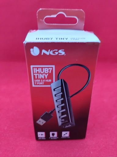 wejsćie hub usb ngs ihub7 tiny ciemny czarny rozszerzenie portów usb