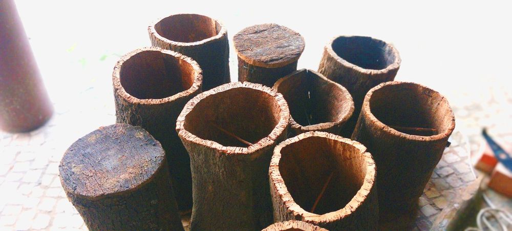 Cortiços Artesanais para Abelhas ou Decoração