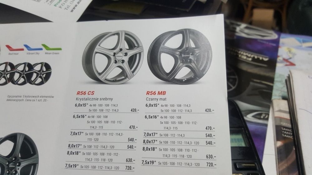 Felgi alu 19"-nowe Ronal R56-2050zł