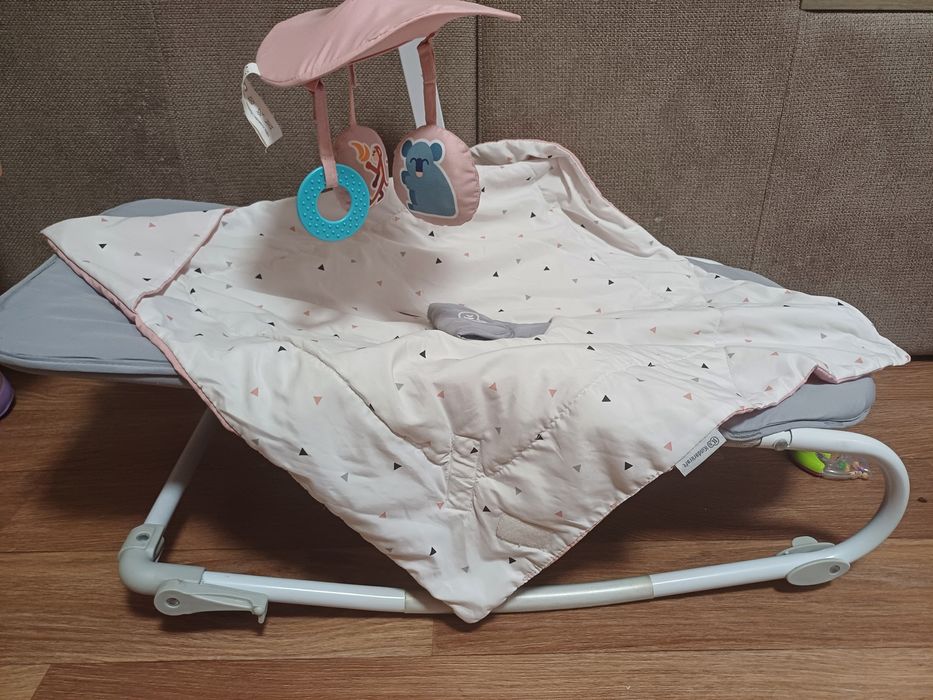 Шезлонг-гойдалка/ качалка дитяча Kinderkraft Felio