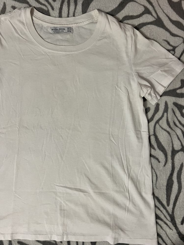Koszulka biala basic tshirt