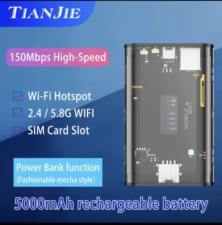 5200 mah. Все операторы. WIFI 4g LTE роутер. Павербанк. + SIM карта.