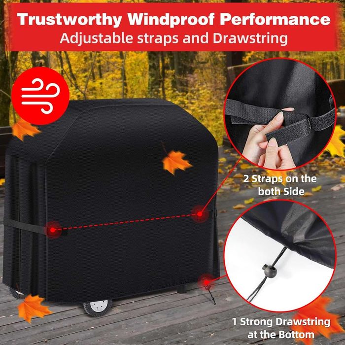 накриття чохол для барбекю гриля SPGOOD водонепроникний 147x61x122 см